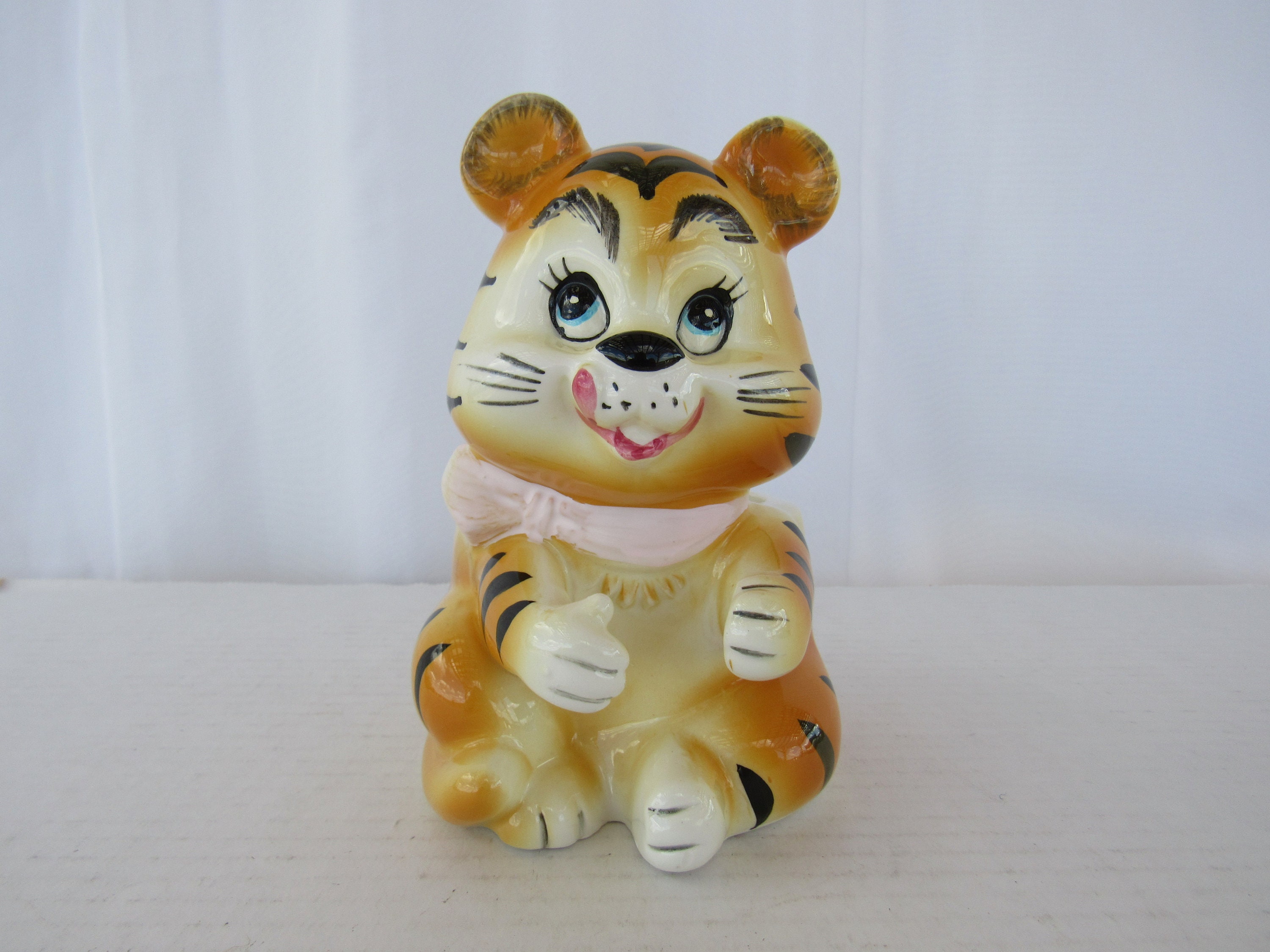 ENESCO エネスコ ヴィンテージ　レトロ置物 Vintage 50s 60s Enesco Japan Collectable Tiger Ceramic Porcelain
