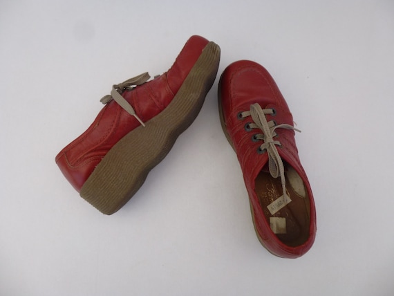 Mens VINTAGE 70s platform shoes 9.5D US