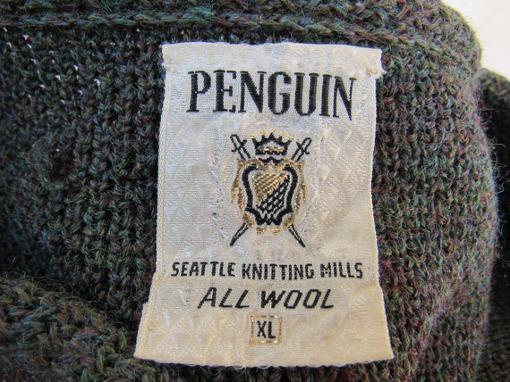 Vintage 50s 60s Penguin Seattle Knitting Mills Om… - image 10