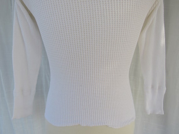 Vintage 50s 60s Penmans Thermal Cotton Undershirt… - image 8