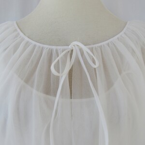 Vintage 50s 60s Lisette Al Sterling Chiffon Layered Nightgown Robe ...