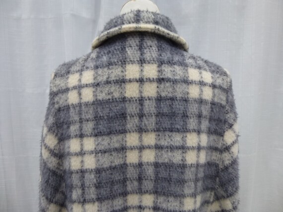 Vintage 60s Penguin Tartan Plaid Wool Buttoned Po… - image 8