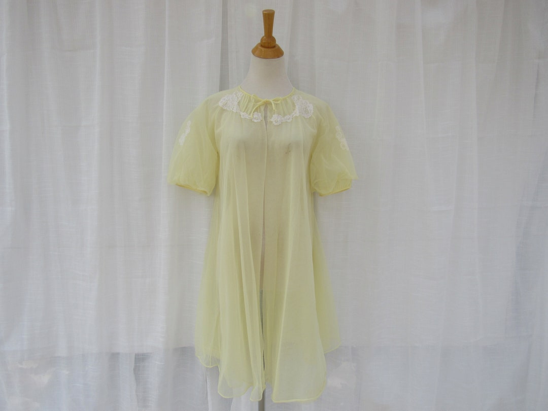 Vintage 50s 60s Kayser Lacy Gathered Double Layered Babydoll - Etsy