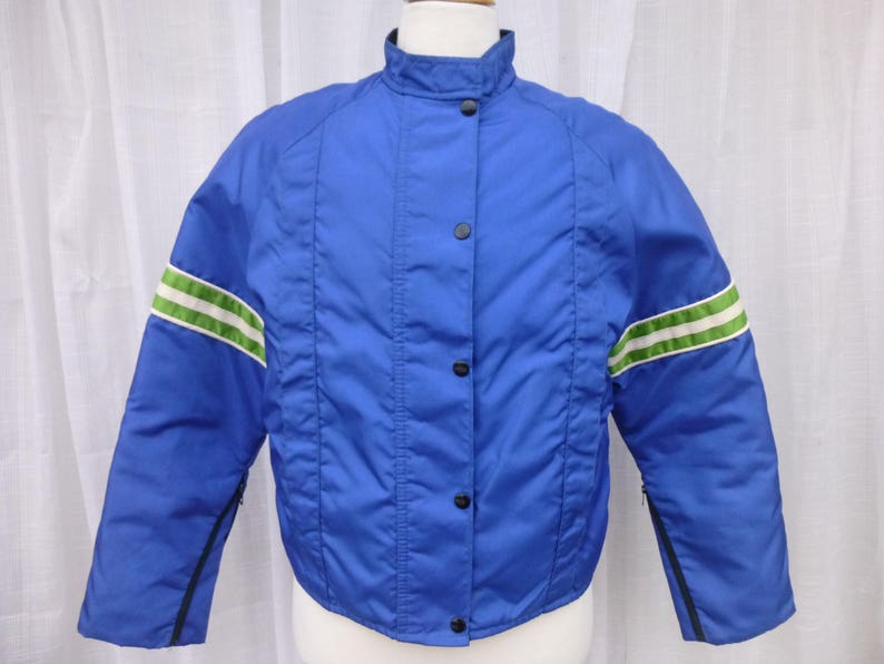 Vintage 70s 80s Kawasaki Motorcycle Quilted Padded Jacket M/L | Etsy