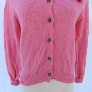 Vintage 50s 60s Garland Sheltie Mist Knitted Cardigan Buttoned Sweater ...