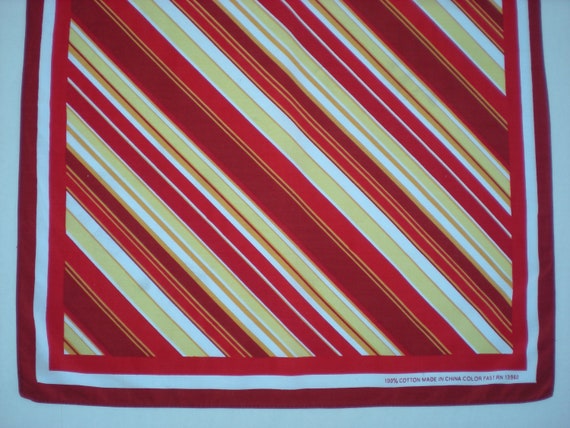 Vintage 90s Color Fast RN13960 100% Cotton Stripe… - image 5