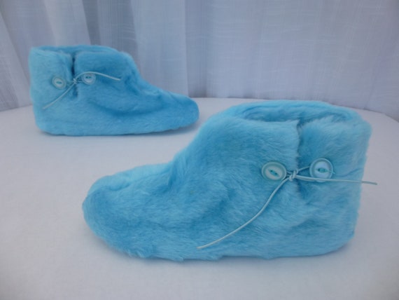 vintage fuzzy slippers