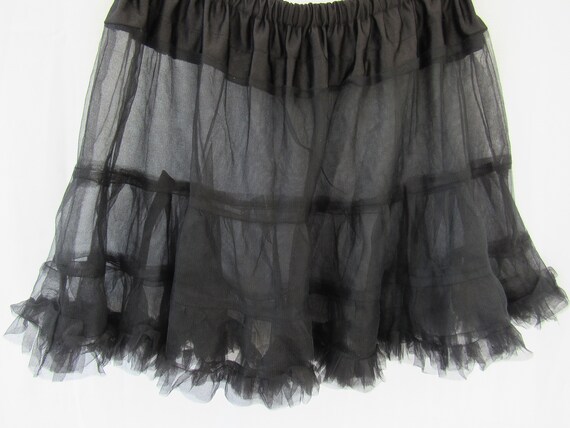 Vintage 60s Ruffle Sheer Layered Short Crinoline … - image 10