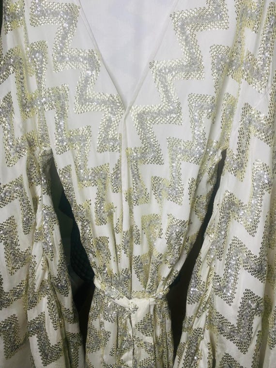 silver sequin kimono dress I Come to Party Sequin Kimono  I Lyn Fashion Lounge, LLC