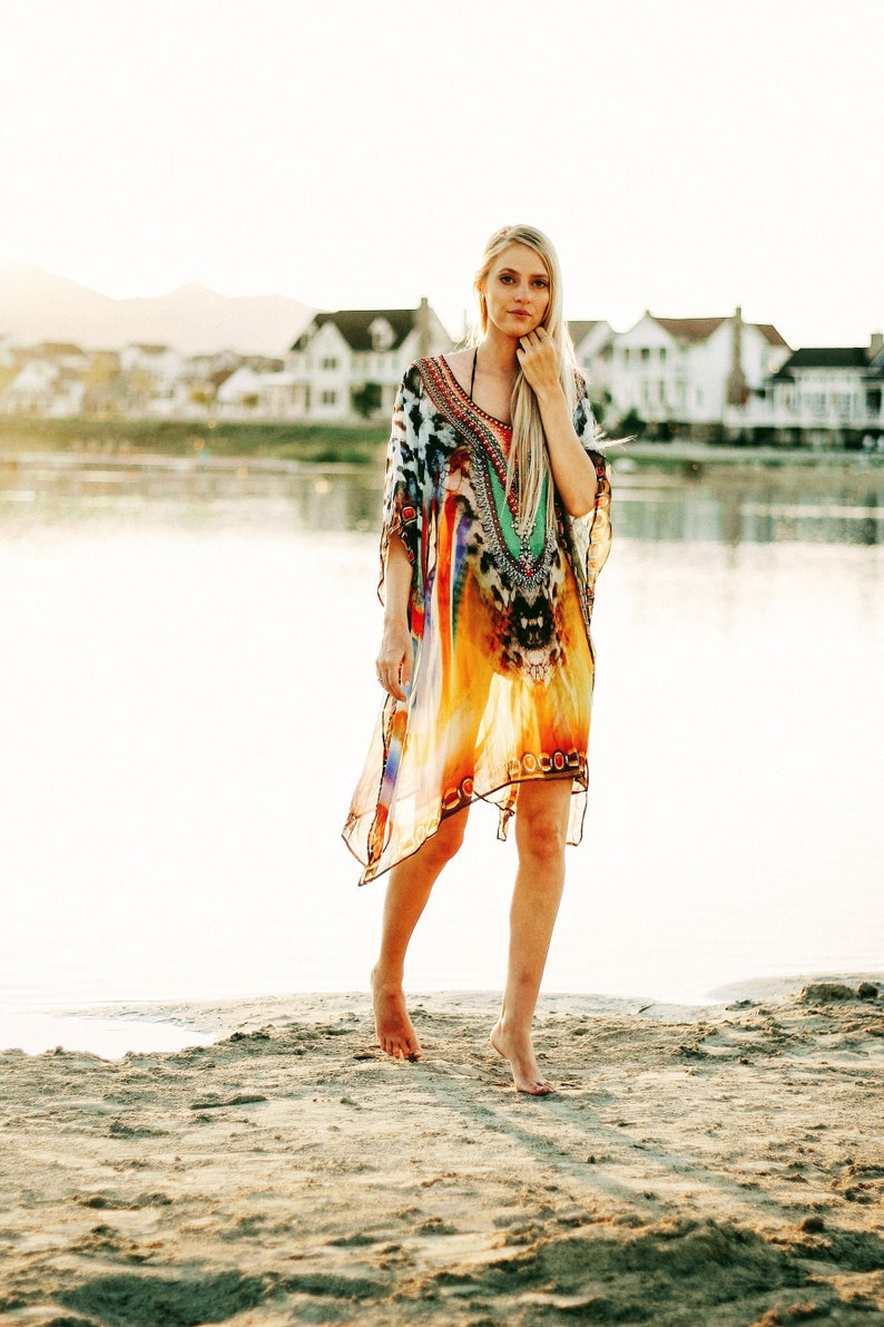 beach caftan dress