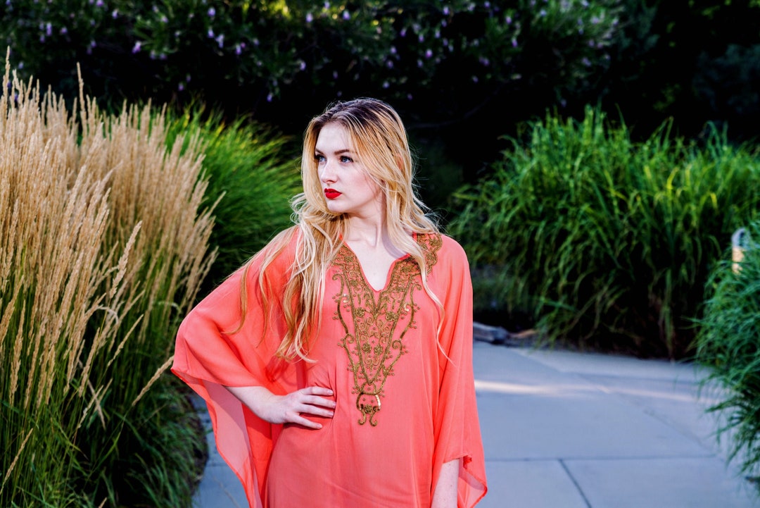 Beach Wedding Kaftan Silk Wedding Kaftan Wedding Guest Etsy