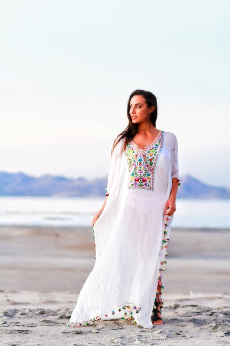 Kaftan Dress Boho Maxi Dresses Beach Wedding Kaftan Beach Etsy