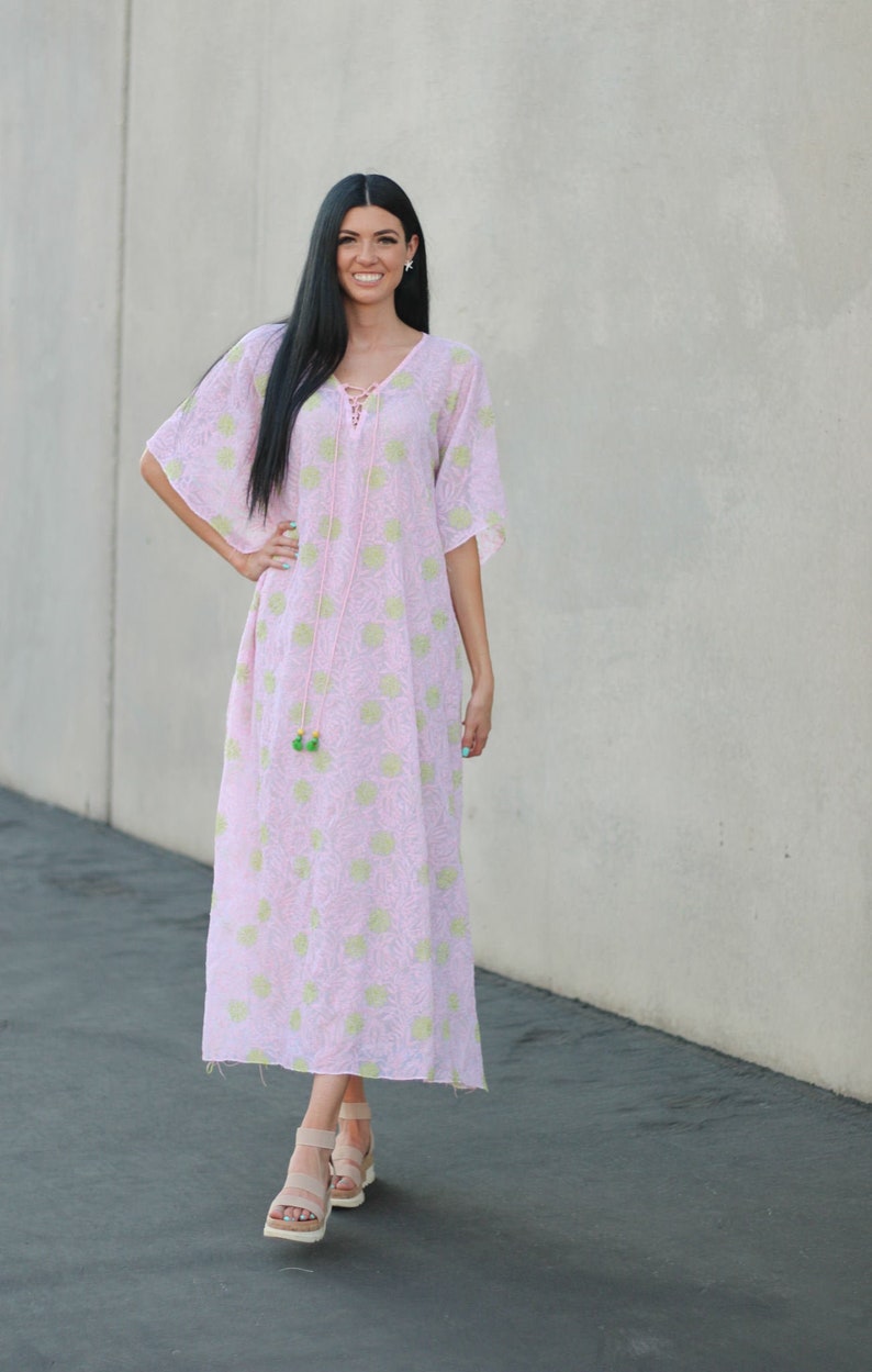 maxi kaftan beach cover up