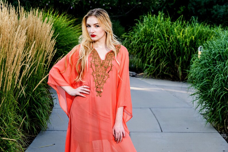 Beach Wedding Kaftan Silk Wedding Kaftan Wedding Guest Etsy