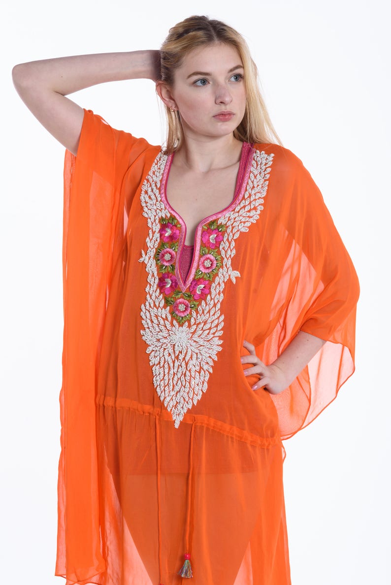 orange caftan