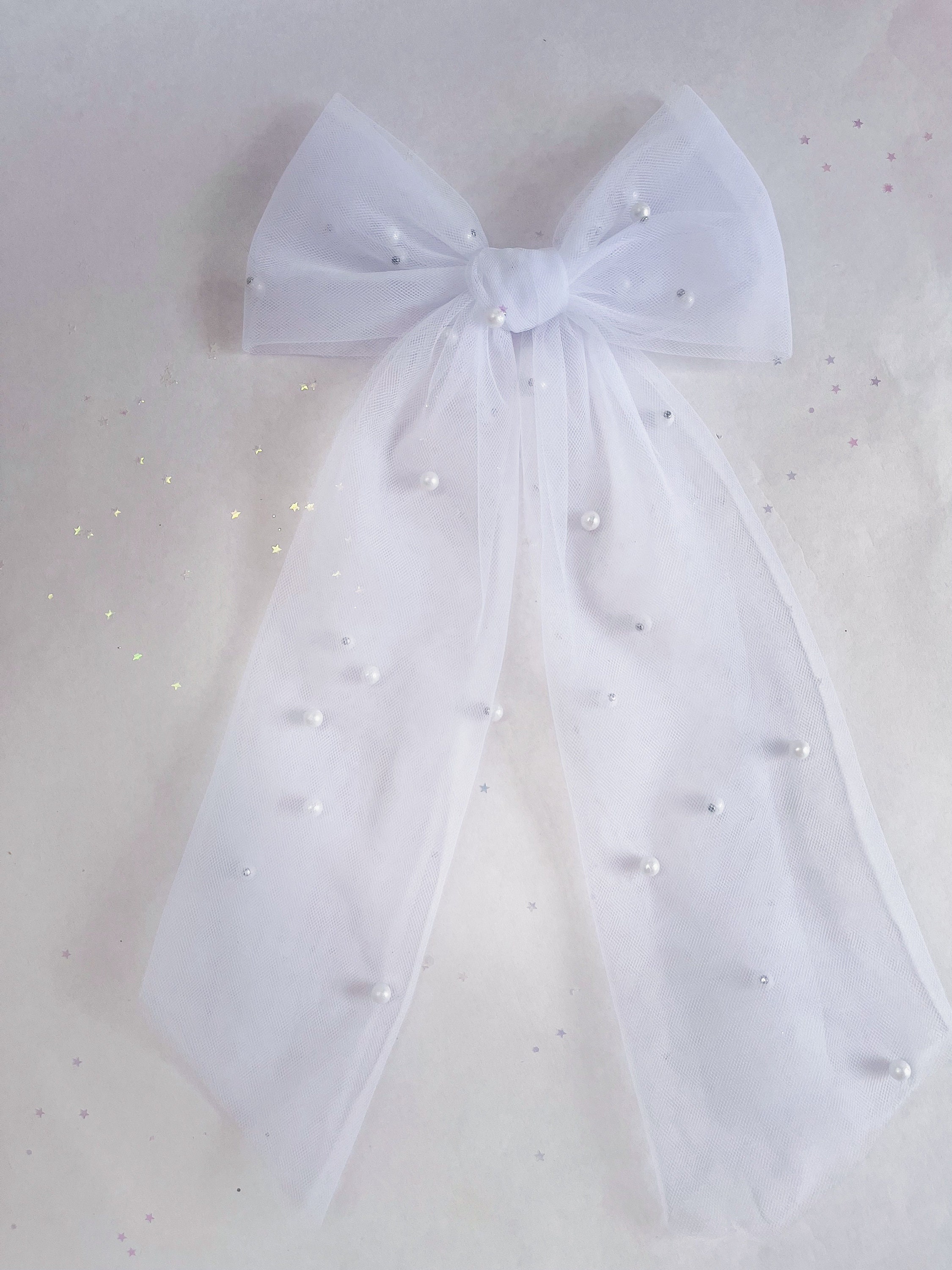 Pearl Bow Veil – The Whole Bride