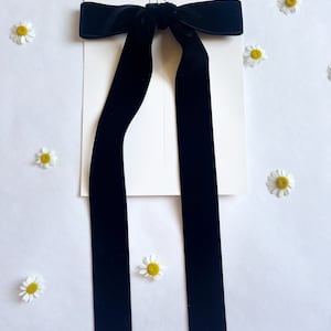ラナ ベルベット リボン ブラック クーケット リボン ヘアクリップ レディース ガールズ バレリーナ プリンセス フレンチベルベット
