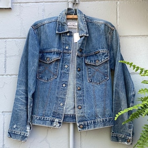 Vintage 1960s 70s Big Yank Selvedge Denim Jacket