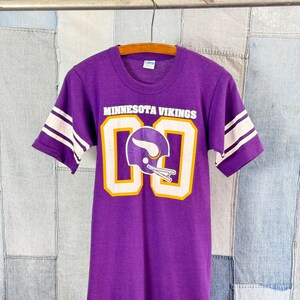 Vintage 1980s Champion Brand Minnesota Vikings T Shirt LARGE Single Stitch  Soft 80s Blue Bar NFL Football - Etsy