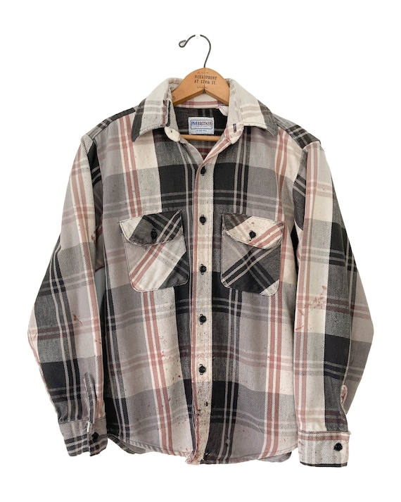 Distressed flannel shirt | Five Brother flannel sh