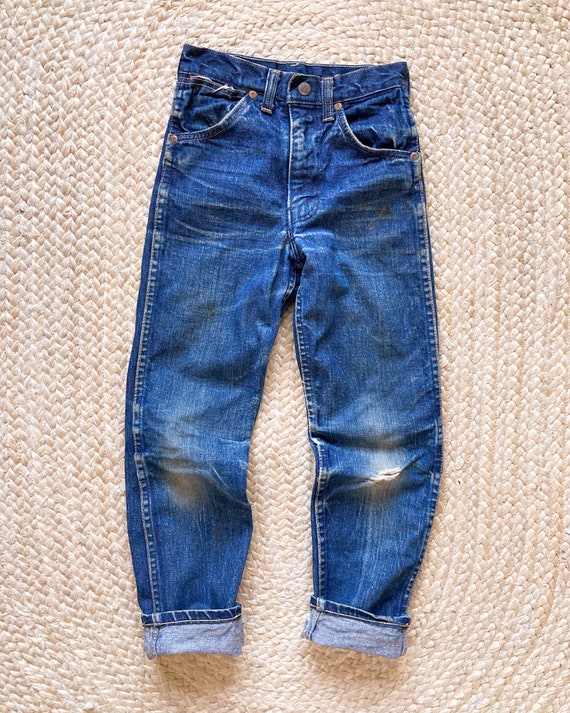 1960s Gauchos Denim Jeans Kids Vintage - Gem