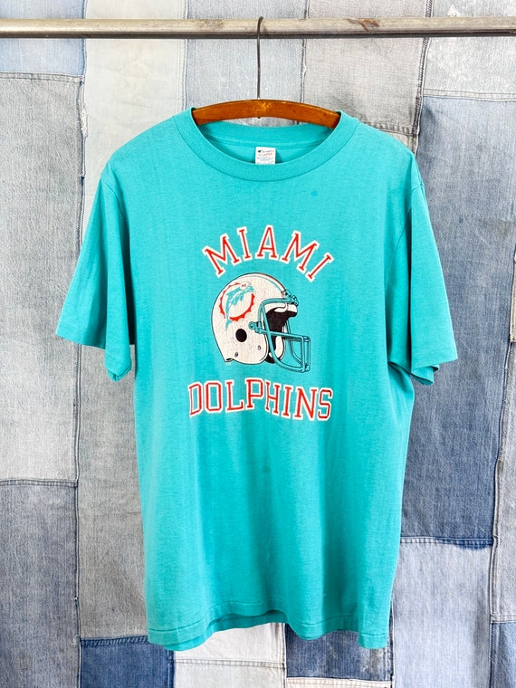 Vintage 1980s Miami Dolphins Champion T Shirt