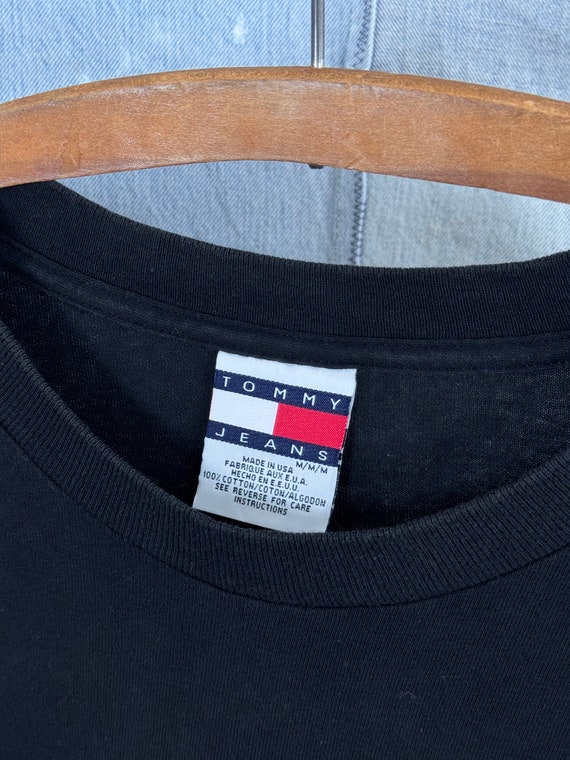 Vintage 1990s Tommy Hilfiger Jeans Graphic T Shirt - image 3