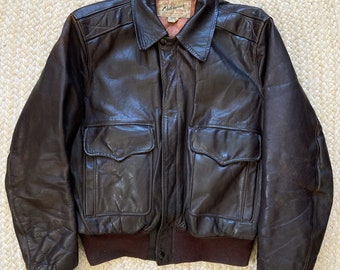 1950s Sears Hercules Horsehide A2 Leather Jacket