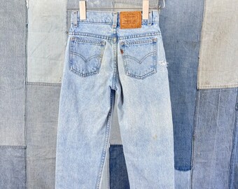 Childrens Vintage Levi’s Orange Tab 550 Relaxed Denim Jeans 7x