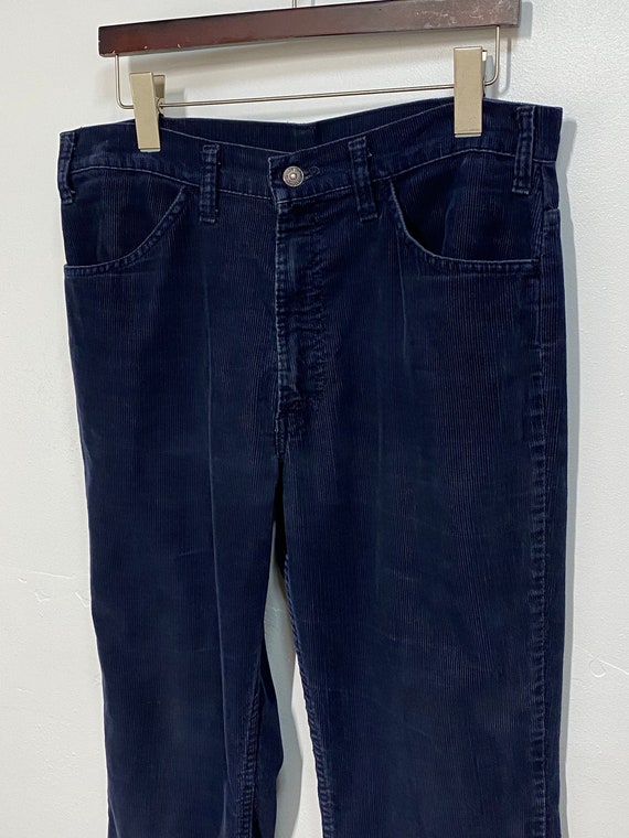 1970s Levi’s Corduroy Pants Bootcut Flare Jeans - image 3