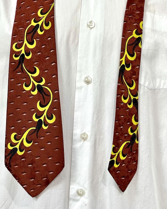 Vintage Printed Necktie