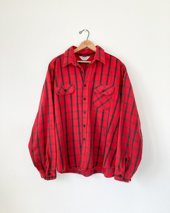 Five Brother flannel shirt | vintage distressed f… - image 7