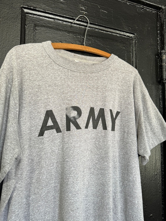 Vintage 1990s Army Graphic T Shirt