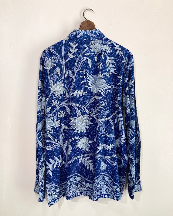1970s Iwan Tirta Batik Button Up Shirt - image 6