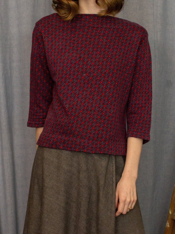 Boatneck Sweater | 60s Mod Top | 60s Sweater | Boa