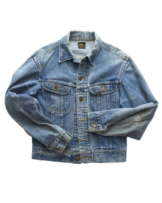 Worn & Repaired 1970s LEE Denim Jacket | medium
