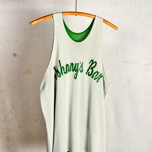 Vintage 1970s 80s Johnny’s Bar Reversible Basketball Jersey