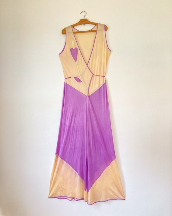 Antique Beach Pajamas | 30s 40s Rayon Loungewear … - image 4