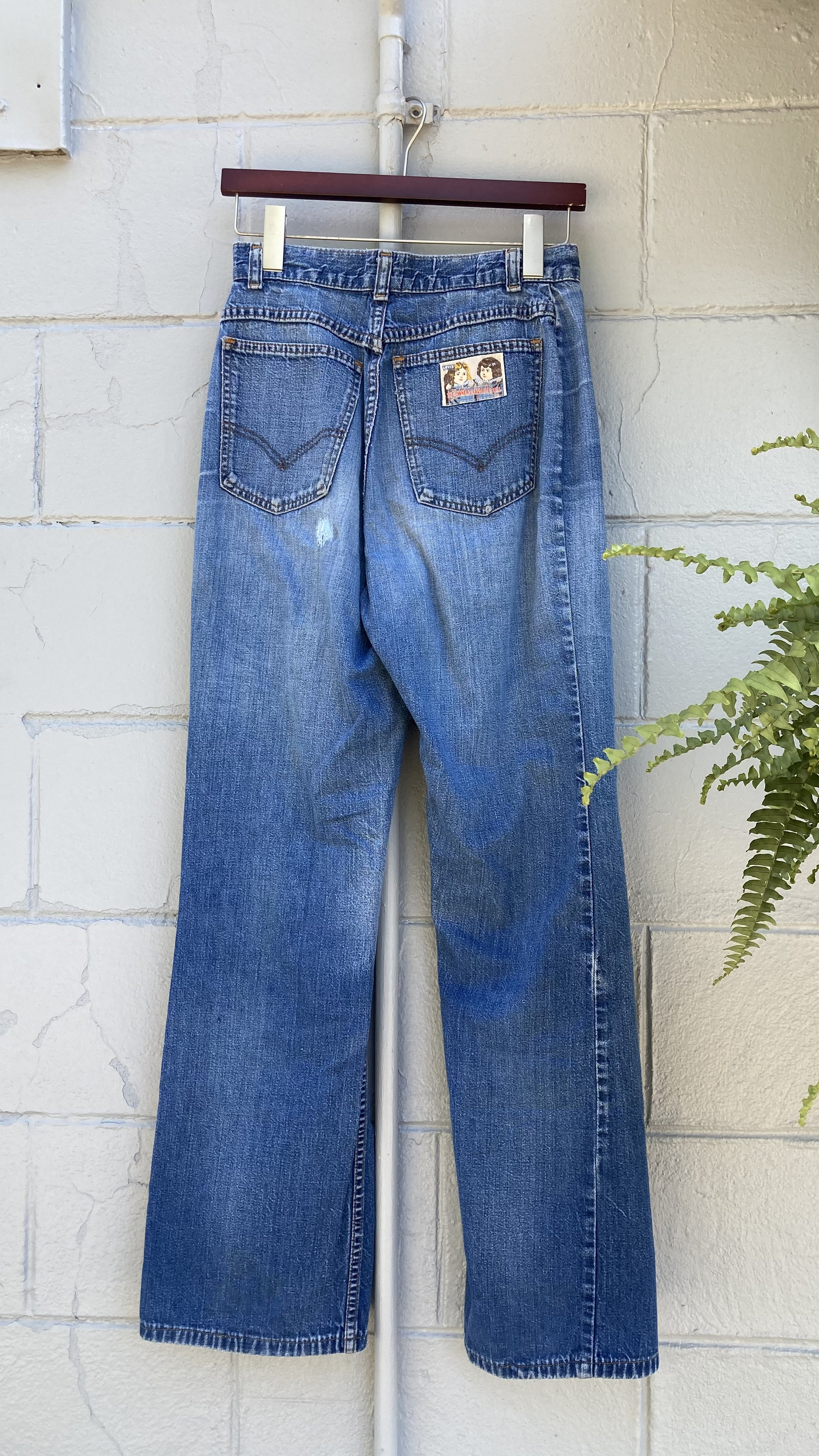 1970s Levis Wide Leg Denim Jeans - Etsy