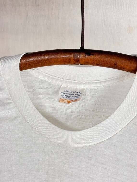 Vintage 1970s Paper Thin Supima Cotton Blank White T Shirt - Etsy Israel