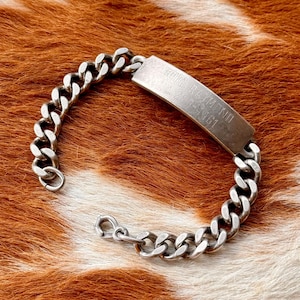1940s Id Bracelet - Etsy