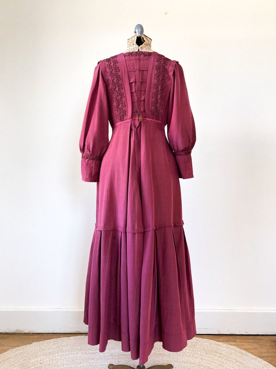 Edwardian Silk Grosgrain Tea Dress | Gibson Girl … - image 6