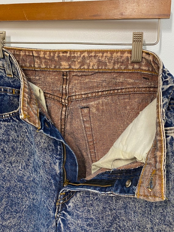 Vintage 1980s Levi’s Acid Wash Denim Jeans - image 7