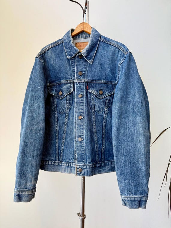 Vintage 1970s Levi’s Type 3 Trucker Jacket 71205 0217 USA | 44 Long large