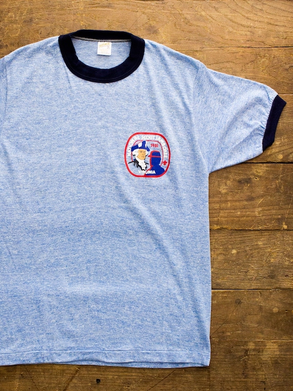 Vintage Scout Tshirt | Vintage Ringer Tee | Heathe