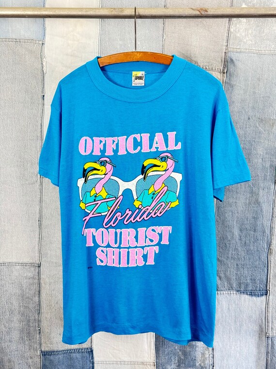 Vintage 1980s 90s Florida Souvenir Tourist T Shirt - image 1