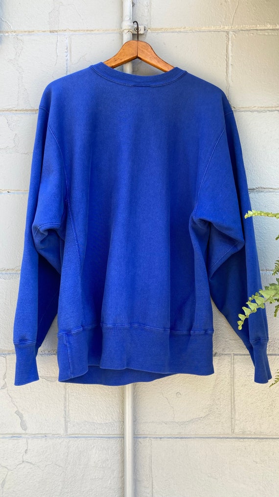 1990s Champion Reverse Weave Blank Sweatshirt - image 5