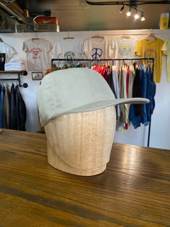 Deadstock 1960s Khaki Twill Fitted Ball Cap
