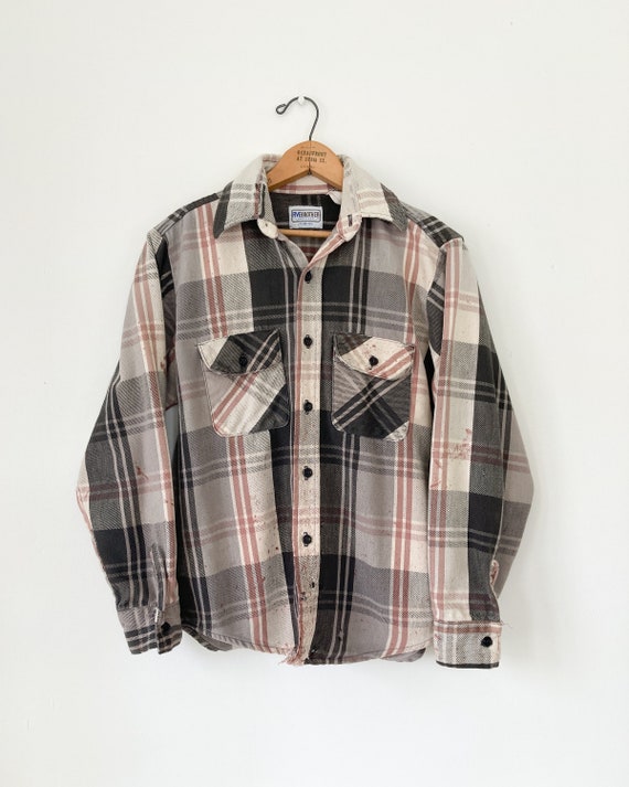 Distressed flannel shirt | Five Brother flannel s… - image 2