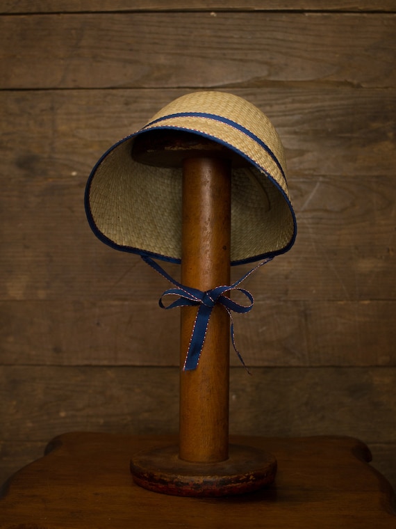 Antique Straw Bonnet | 20s 30s Cloche | Victorian… - image 4